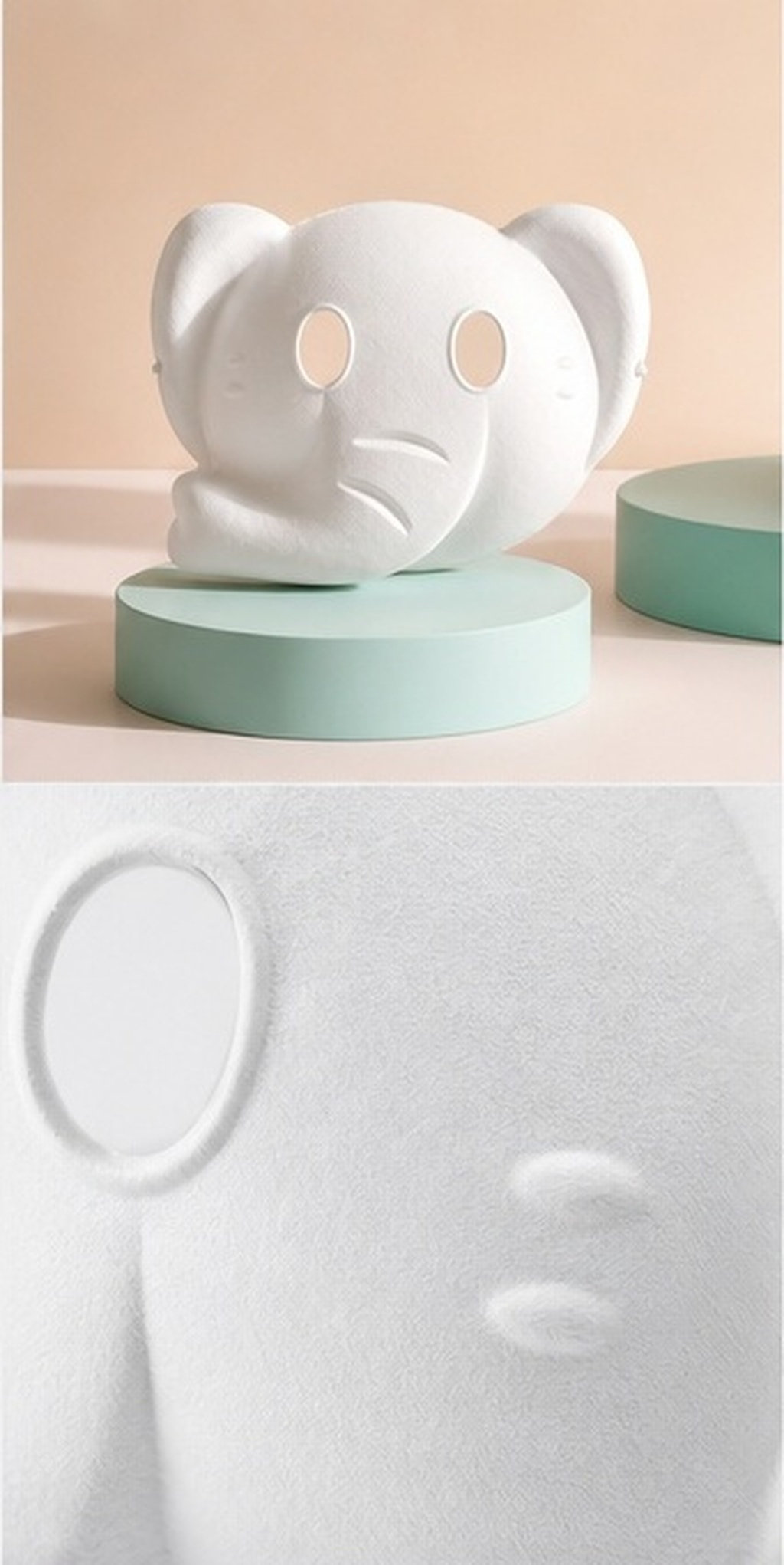 Kids Face Mask - Masker Wajah Putih Polos untuk Anak-anak