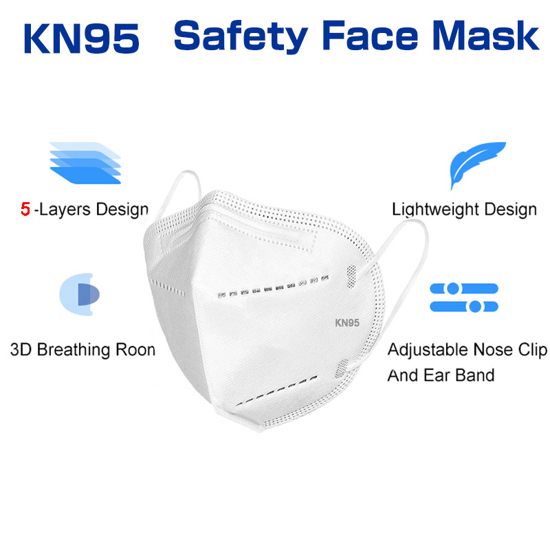 10-100PCS Mascarillas FFP2 Mas - Disposable Surgical Mask ulasan dan harga