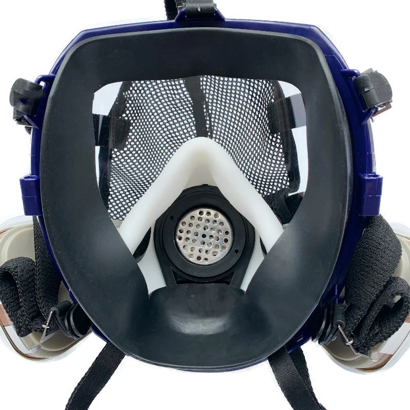 Masker Gas Wajah Penuh Kontami - Dust Mask Construction ulasan dan harga