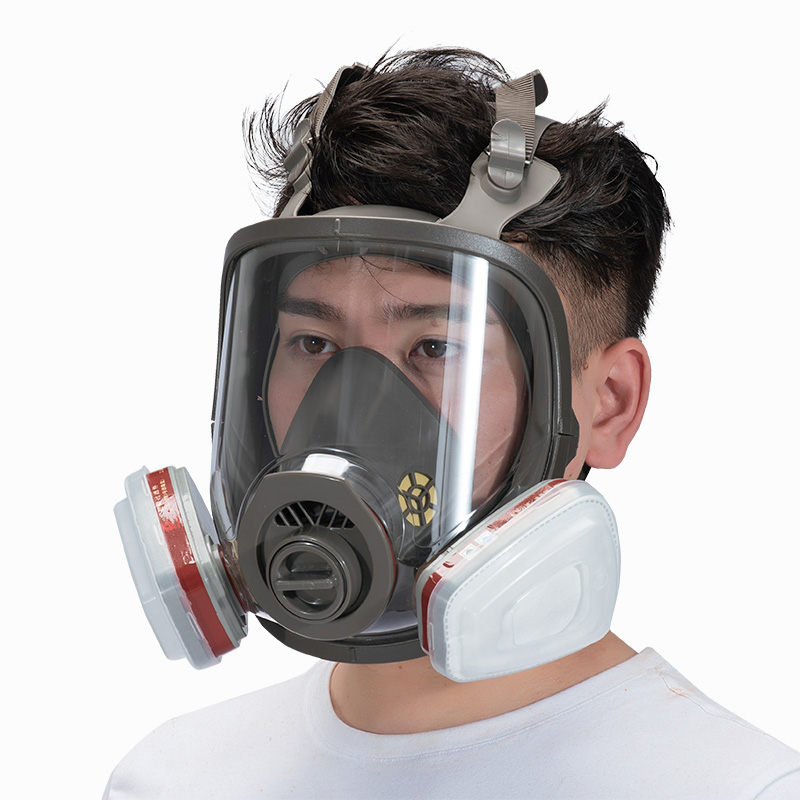 Masker Respirator Full Face de - Dust Mask Construction ulasan dan harga