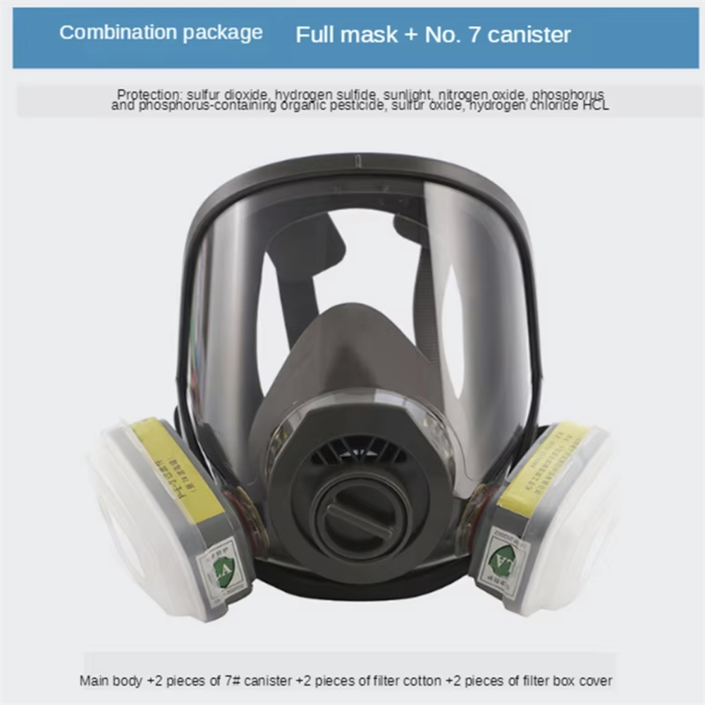 Masker Respirator Full Face de - Dust Mask Construction ulasan dan harga