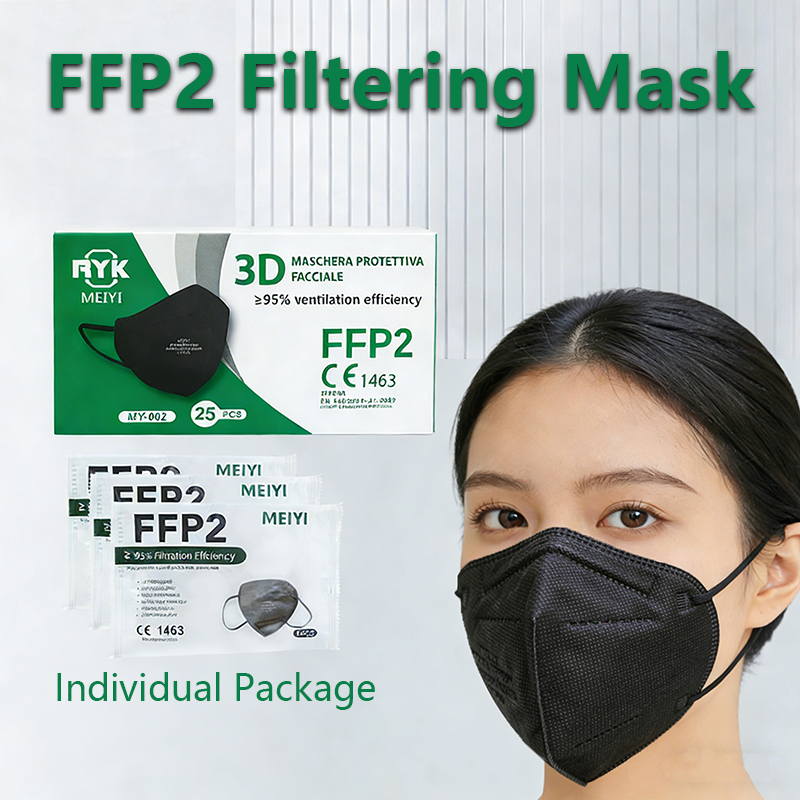25/50 Buah Masker FFP2 CE Resp - Anti Pollution Mask ulasan dan harga