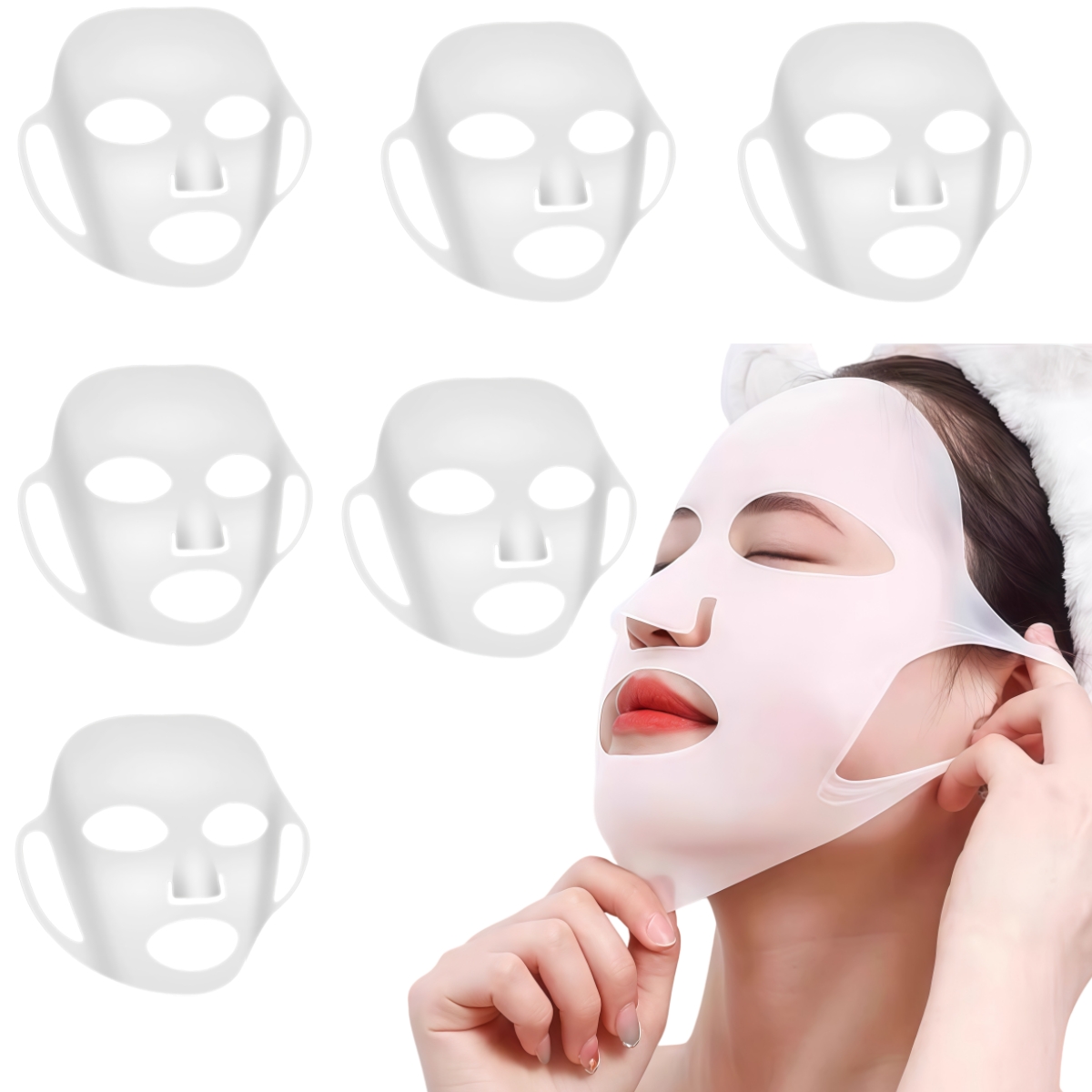 1 buah penutup masker wajah si - Silicone Mask Bracket ulasan dan harga